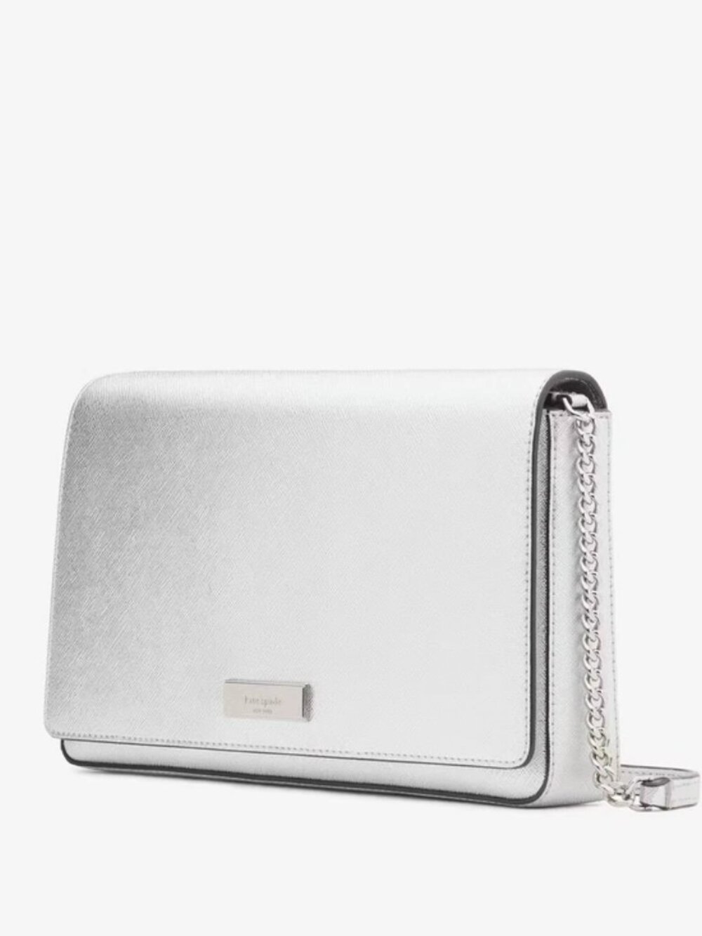 NWT Kate Spade Kenzie Metallic Small Convertible Crossbody